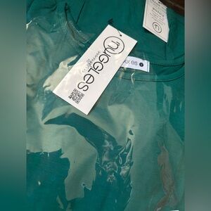 Nuggles~ Teal Green 3/4 Sleeve Tee